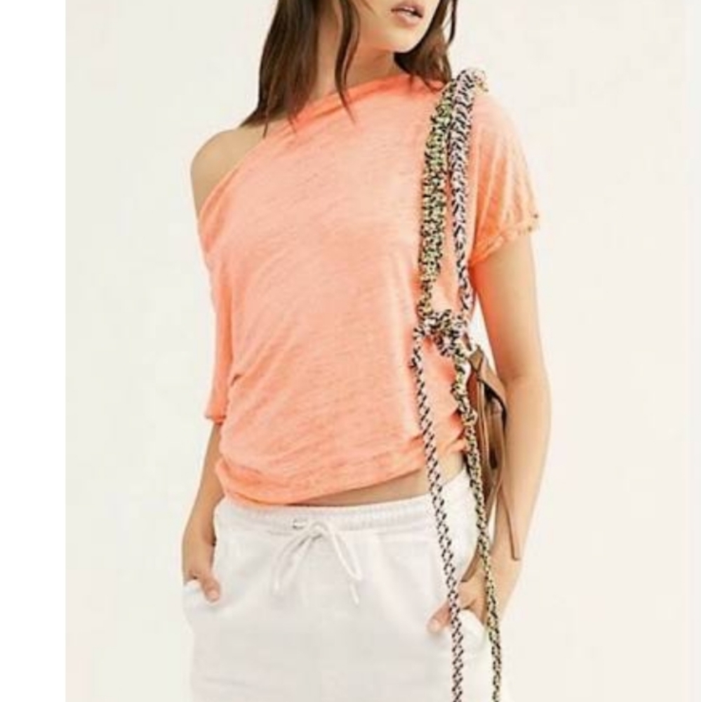 FP Astrid Convertible  Neck Tee Size Medium